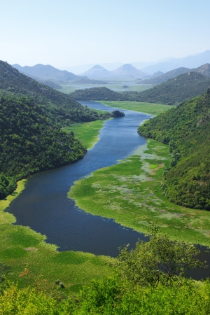 Amazing view of Rijeka Crnojevica  Skadarsko Jezero の写真素材