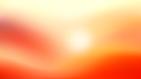 Beautiful luxury soft gradient orange gold sky and sunlight background take in evening or twilight. mesh vectorのイラスト素材
