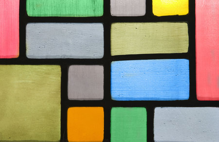 Grungy stained glass pattern