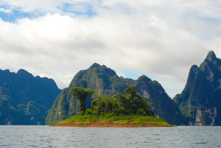 Small island on the sea