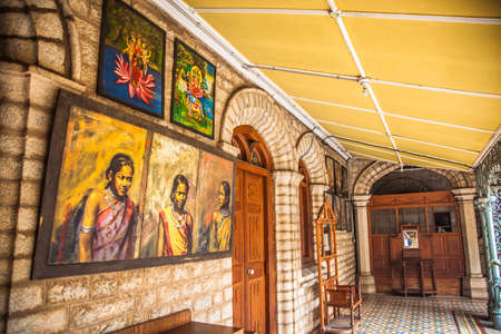 Interiors and exteriors of Bengaluru palace shot on July 21,2019のeditorial素材