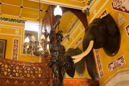 Interiors and exteriors of Bengaluru palace shot on July 21,2019のeditorial素材