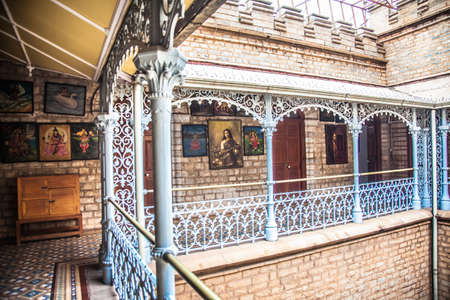 Interiors and exteriors of Bengaluru palace shot on July 21,2019のeditorial素材