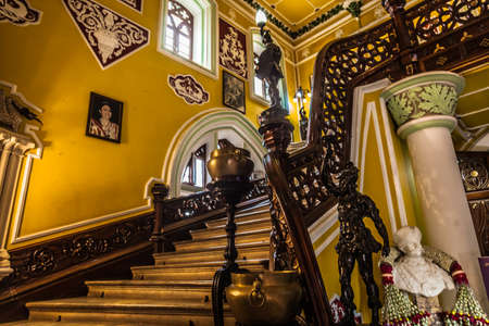 Interiors and exteriors of Bengaluru palace shot on July 21,2019のeditorial素材