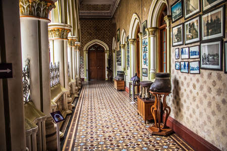Interiors and exteriors of Bengaluru palace shot on July 21,2019のeditorial素材