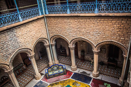 Interiors and exteriors of Bengaluru palace shot on July 21,2019のeditorial素材