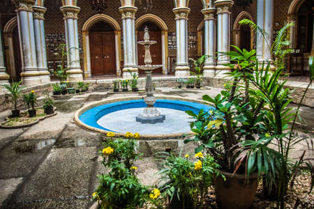 Interiors and exteriors of Bengaluru palace shot on July 21,2019のeditorial素材