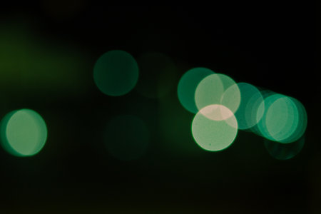 abstract green bokeh background, bokeh light backgroundの写真素材