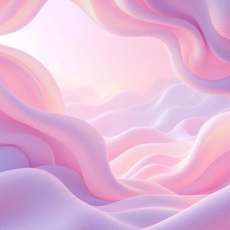 pink bokeh abstract background with copy space for your textの素材