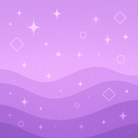Abstract purple background with stars and space for text. Vector illustration.の素材