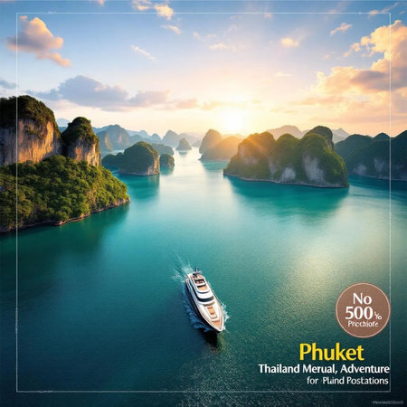 Beautiful seascape of Ha Long bay, Quang Ninh province, Vietnamの素材