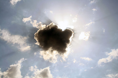 the clouds revolt against the sun covering it