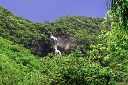 waterfalls of Chiflon Chiapas Mexicoの写真素材