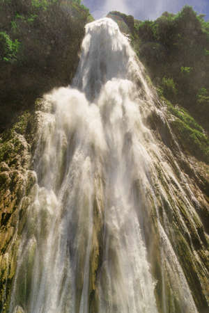 waterfalls of Chiflon Chiapas Mexicoの写真素材