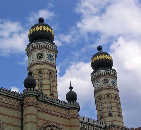 Great Synagogue in Dohány Street, Budapestの写真素材