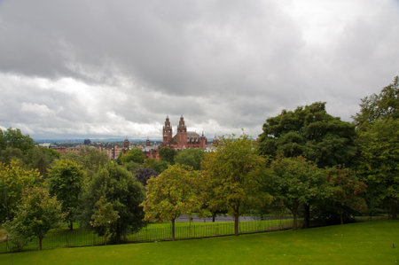 View from Glasgow University