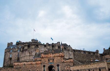 Edinburgh castleの写真素材