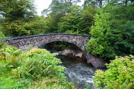 River coe in the highlands of Scotlandの写真素材