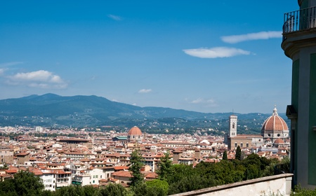 View of Florence Italyの写真素材