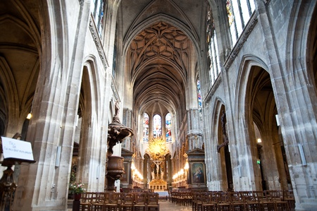 Church of Saint-Merri, Parisのeditorial素材