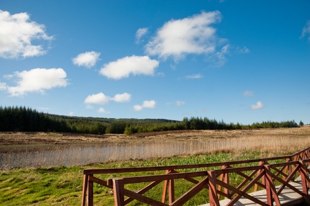 Eilean Mor Loch Finlagganの写真素材