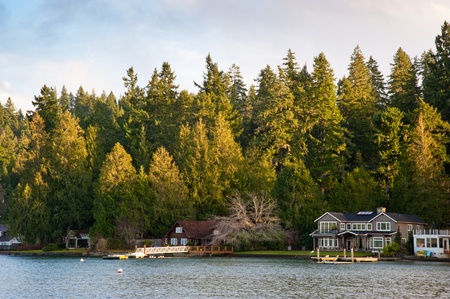 Hood Canal, WAの写真素材