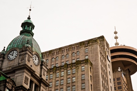 Buildings in Vancouver B C の写真素材