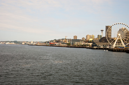 View of downtown Seattle, WAの写真素材
