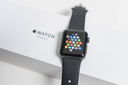 Apple Watch in Boxのeditorial素材