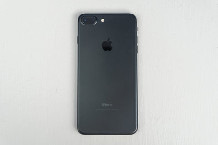 iPhone 7 Plus Matt black close up