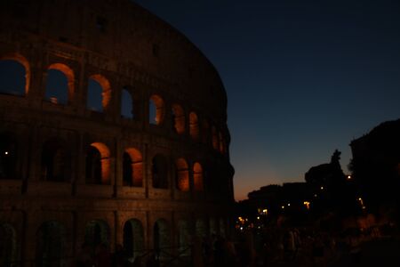 Colisero Romano atardecerのeditorial素材