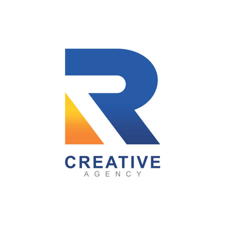 Letter R Creative Logo Symbolのイラスト素材