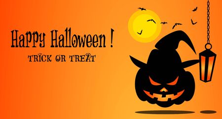 Happy Halloween Greeting Cardのイラスト素材