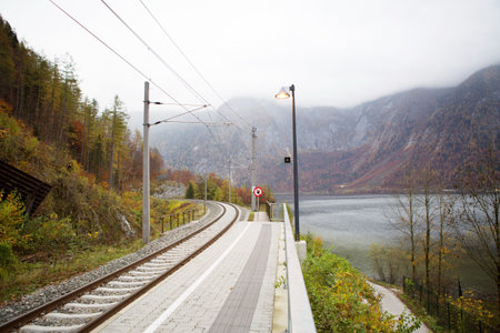 Railway with beautiful nature