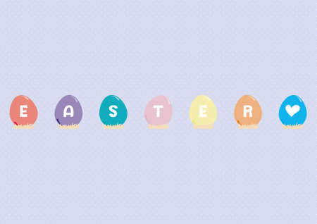 easter egg illustrationsのイラスト素材