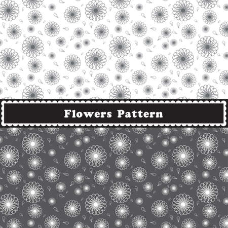 flower patternのイラスト素材