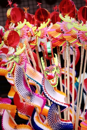 Chinese dragon rattle drumの写真素材