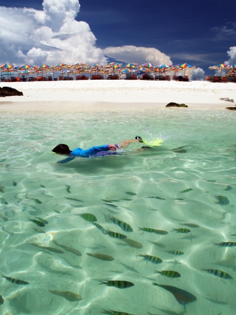 This is Koh Khai Nok, Phuketの写真素材