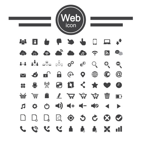 web iconのイラスト素材