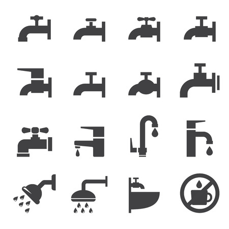 faucet iconのイラスト素材