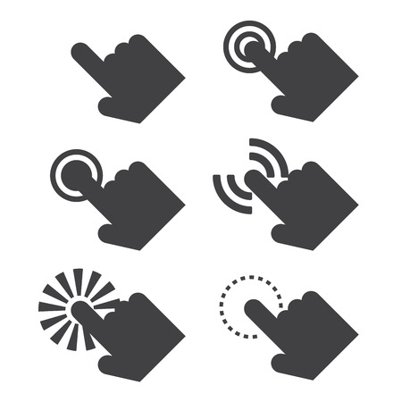 click iconのイラスト素材