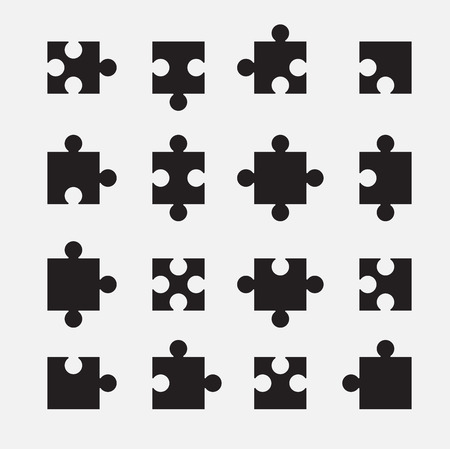 puzzle setのイラスト素材
