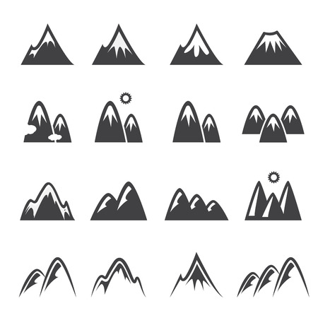 mountain  iconのイラスト素材