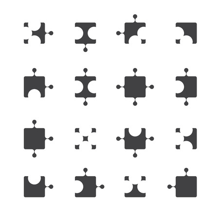 jigsaw icon.vector designのイラスト素材