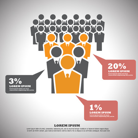 Vector illustration of human resourcesのイラスト素材