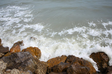 Beautiful sea surf