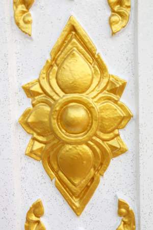 Gold Thai patternの写真素材