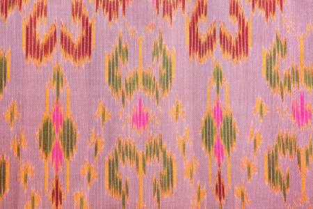 Purple silk fabric の写真素材