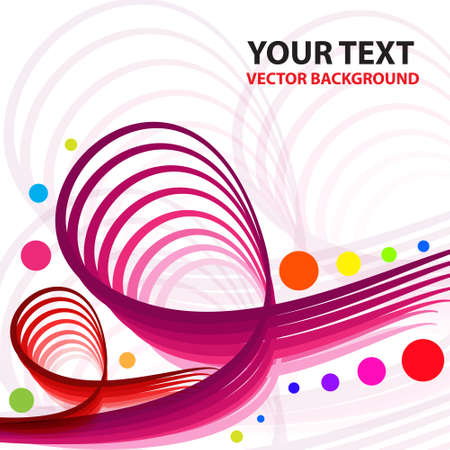 Abstract colorful line vector background  Illustration のイラスト素材