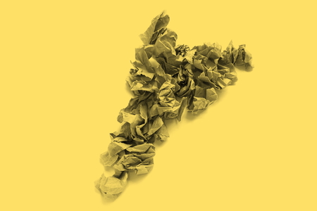 Y : Created by paperの写真素材